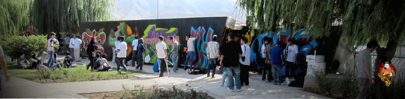 Spray 2011 Graffiti jam in iran