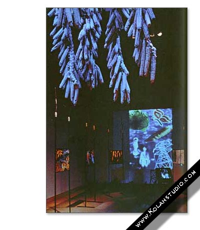 J.Rickard | Corn Blue Room Installation 1998
