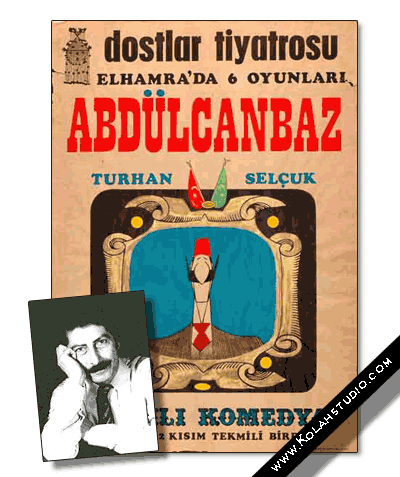 Turhan Selcuk and THe cover of Abdul Canbaz