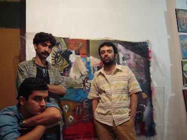 4th Group painting Hanif bahari , Karan Rshad , Kaveh tavakoli